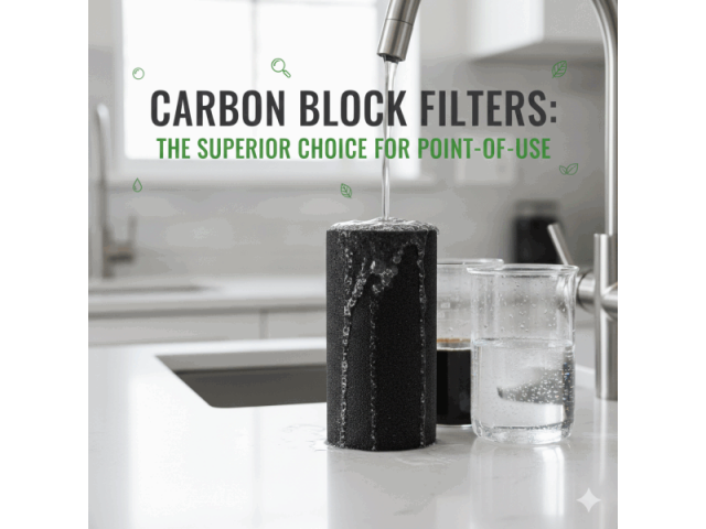 The Superiority of Carbon Block Filters for Point-of-Use Water Filtration